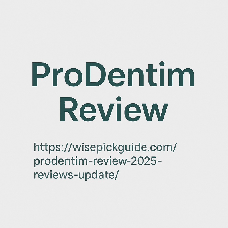 Prodentim Review - wisepickguide